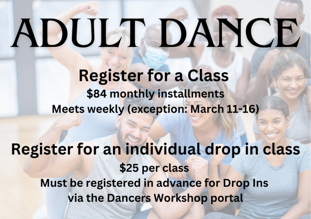 Adult Classes – Dancers Workshop